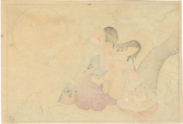 Deluxe Shunga Woodblock c.1910s - 2