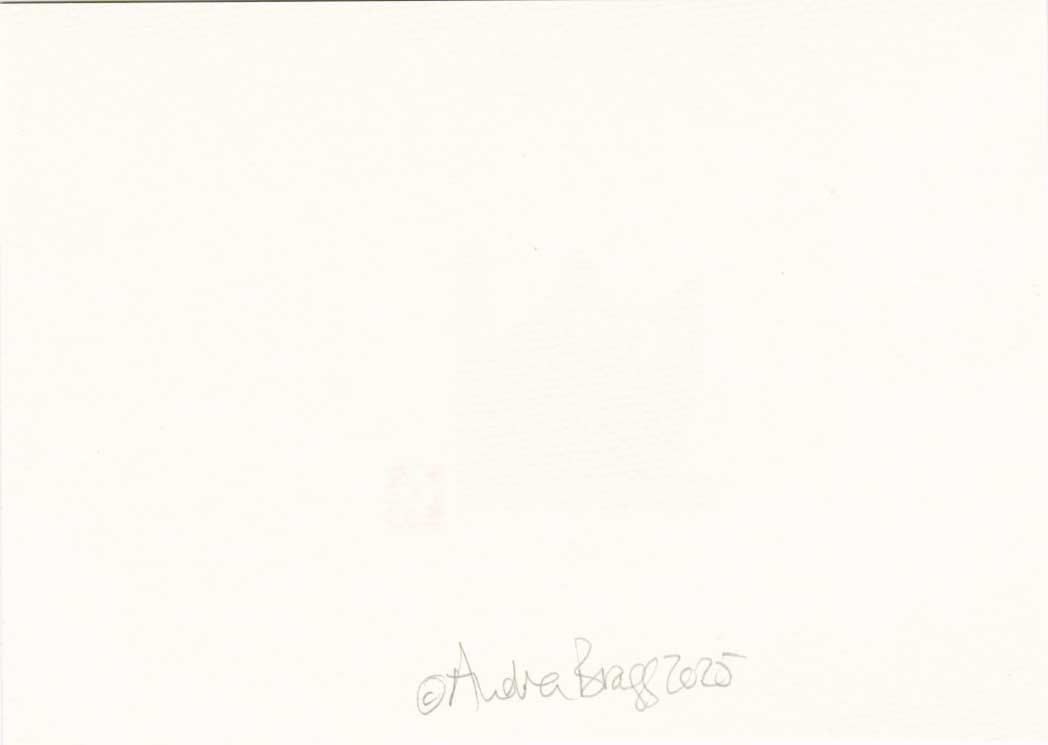 A. Braff: Peeking Cat Woodblock - 3