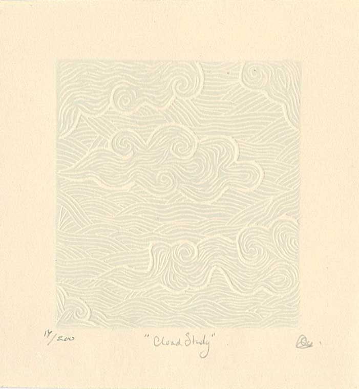 Oceana: Cloud Study 1st Ed 2025 Woodblock (1 of 2)