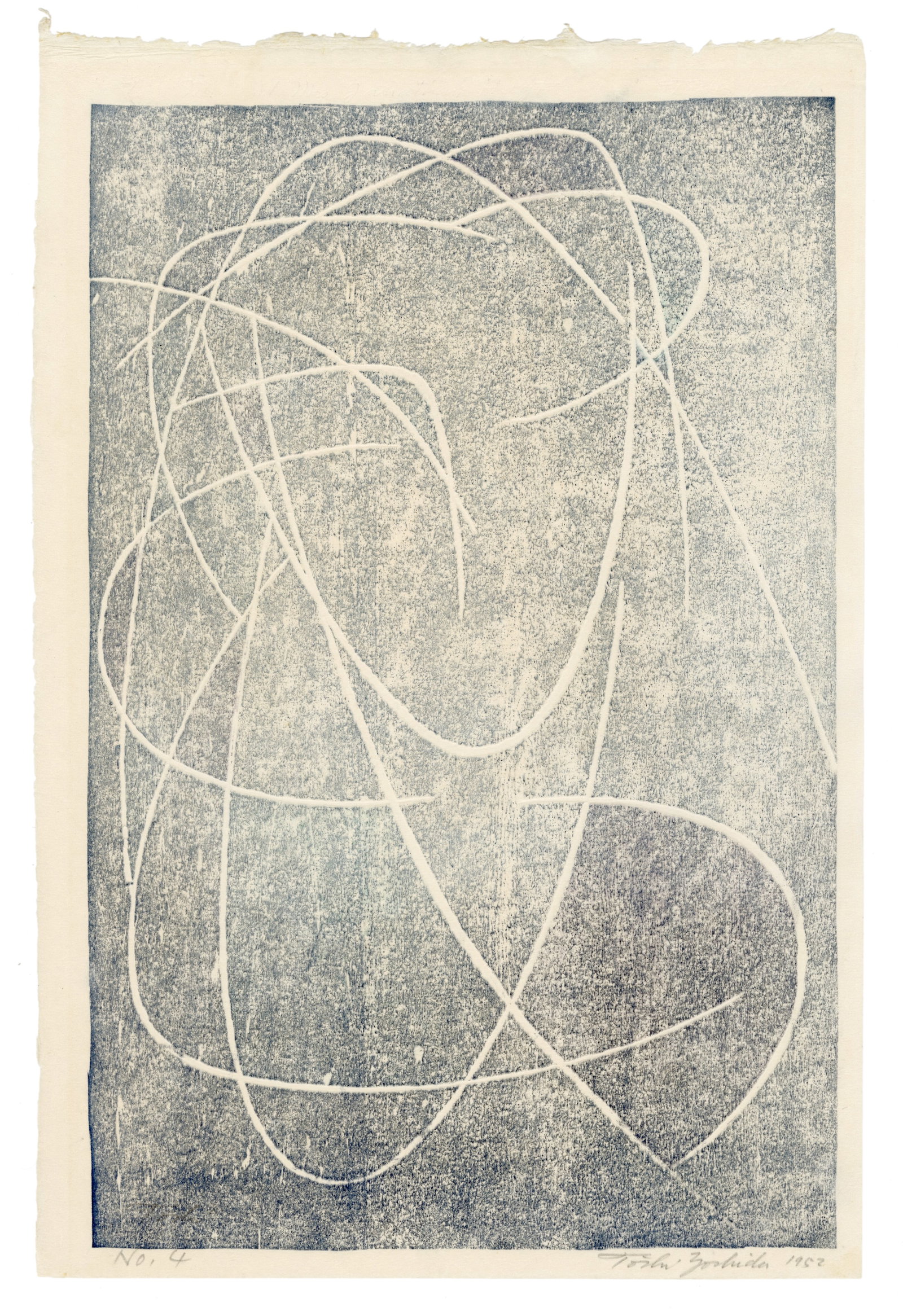 Yoshida Toshi: NO. 4 1952 Woodblock NR (1 of 2)