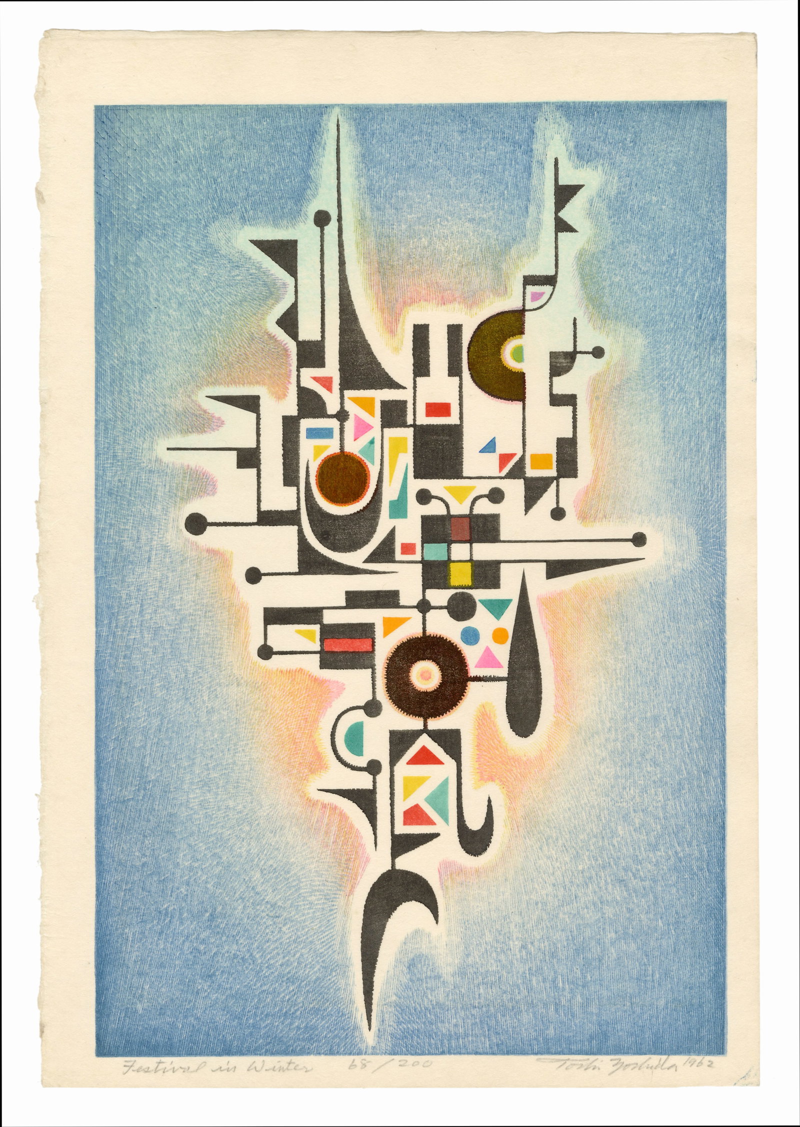 Yoshida Toshi: NO. 11 1952 Woodblock (1 of 2)