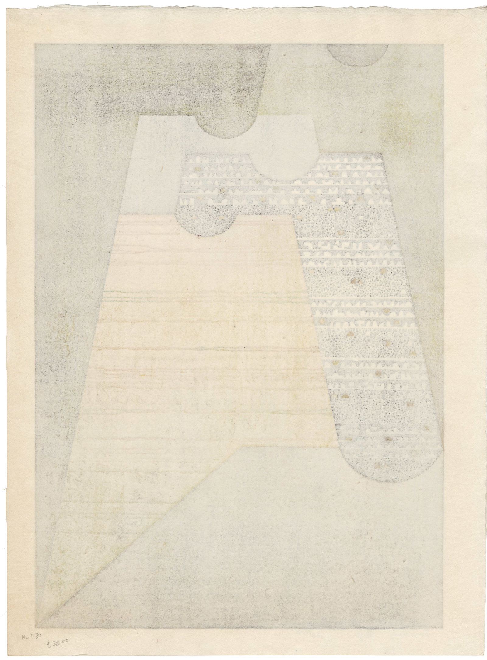 Yoshida Toshi: Evolution 1968 Woodblock - 2