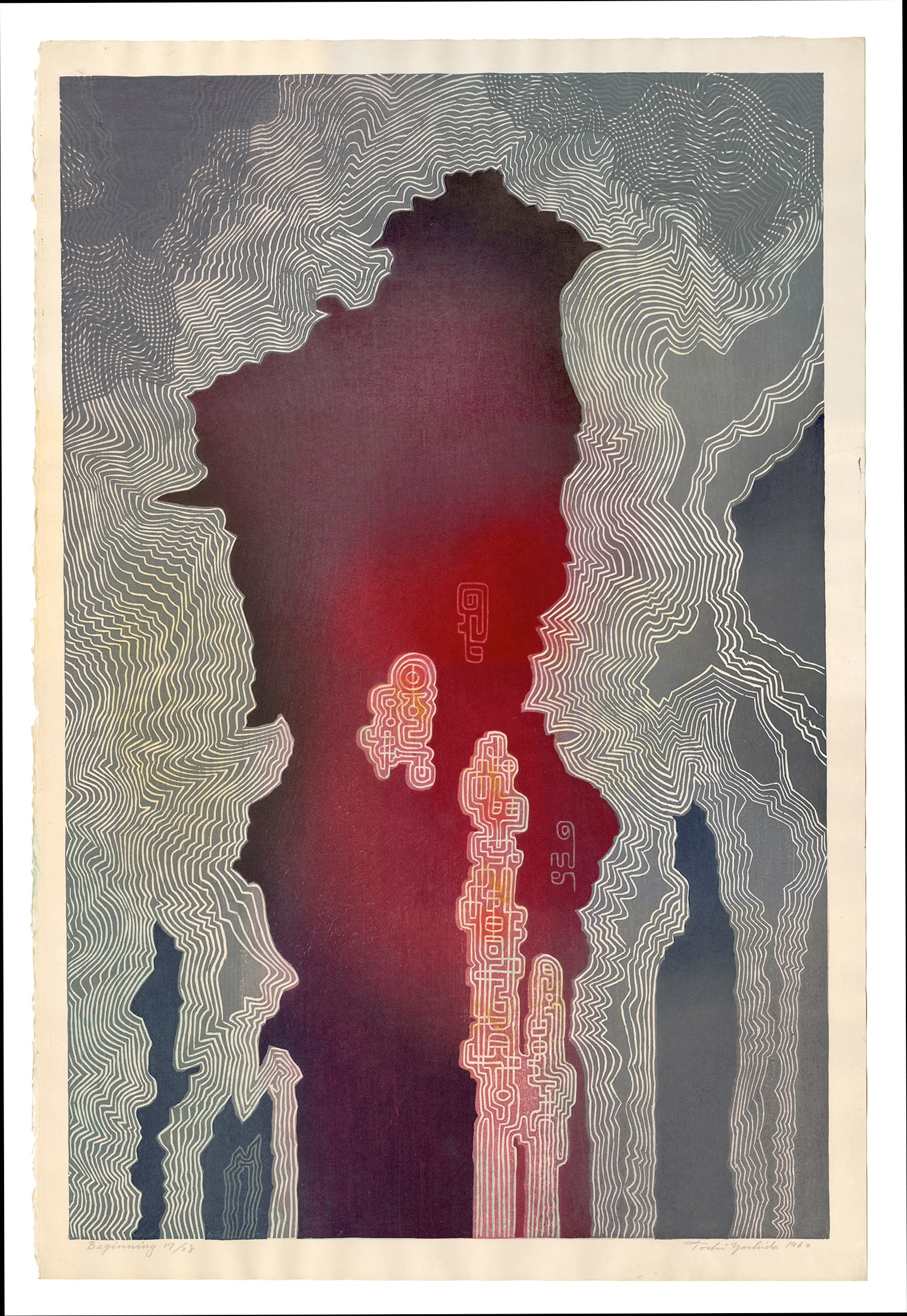 Yoshida Toshi: Beginning 1960 Woodblock (1 of 2)