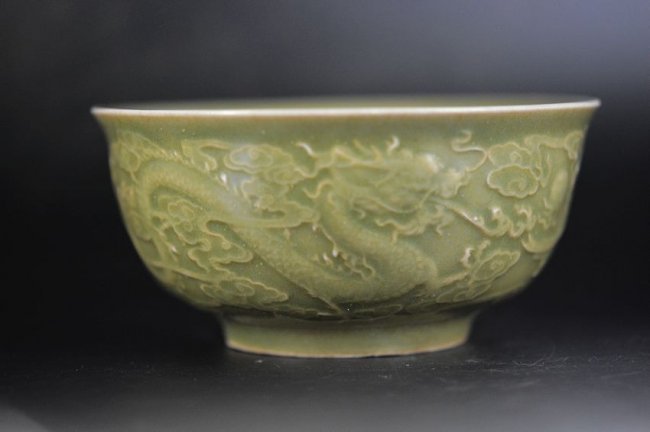 IMPORTANT DRAGON PHOENIX BOWL, QIANLONG EMPEROR'S BOWL (1 of 6)
