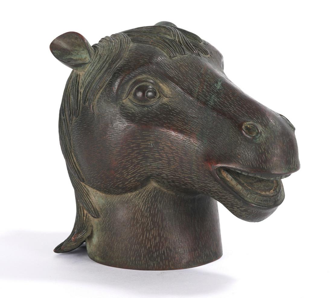 Chinese Bronze Horse Head (1 of 9)