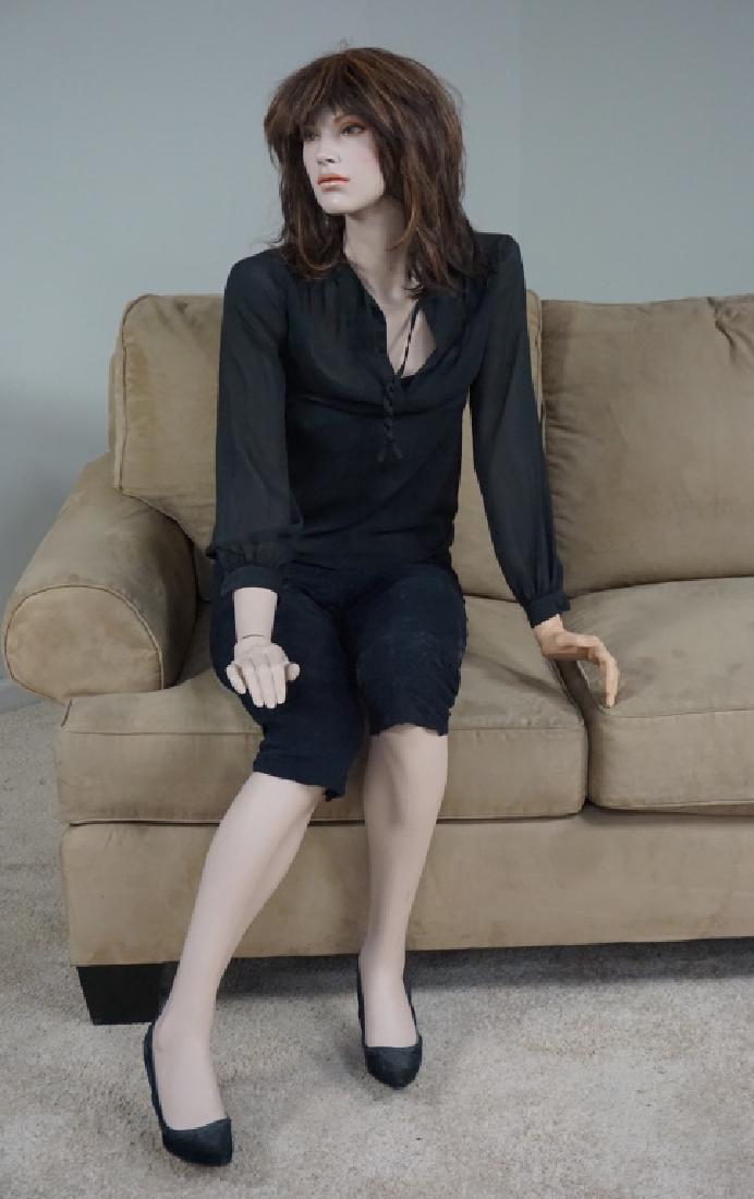 VINTAGE HINDSGAUL FULL BODY SITTING MANNEQUIN