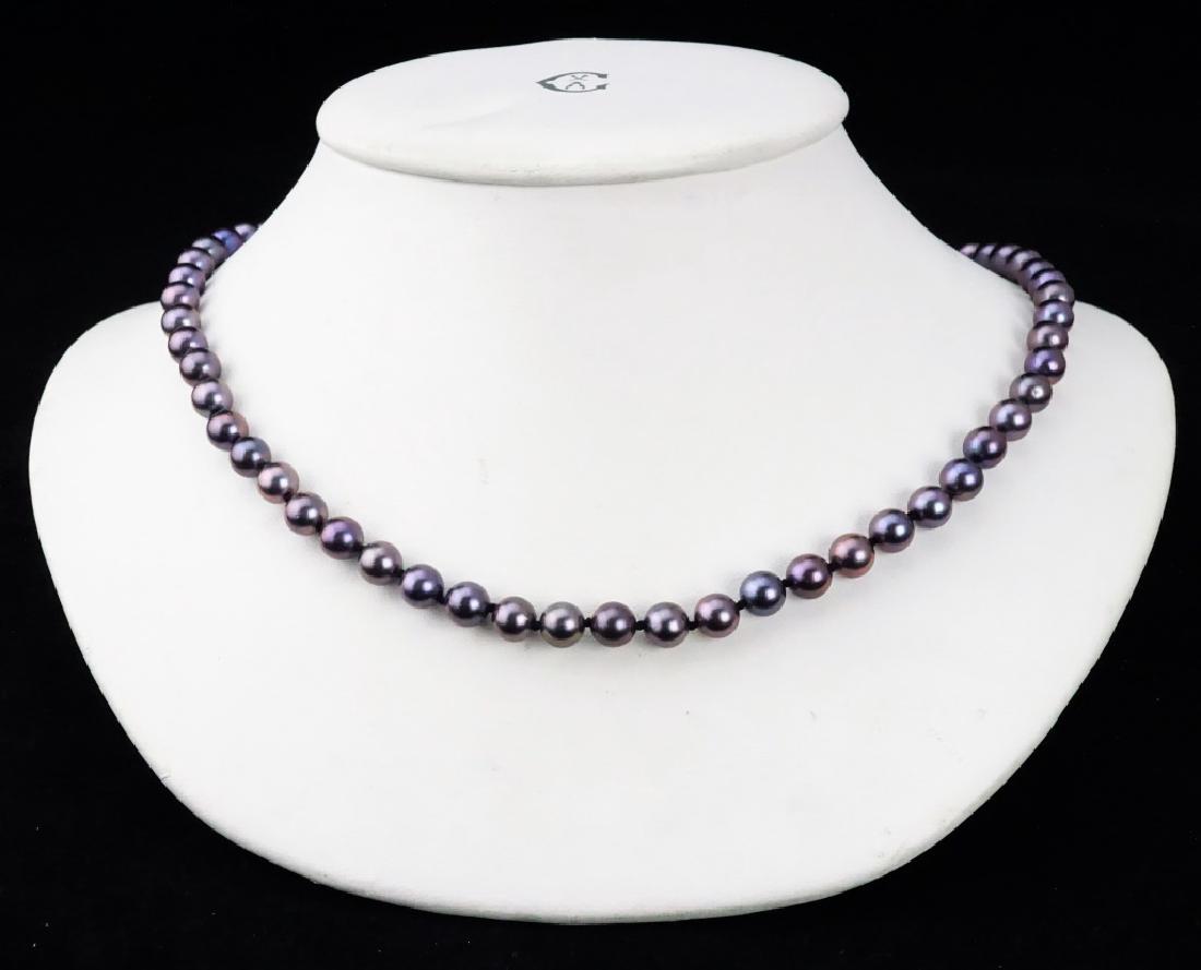 18" TAHITIAN PEARL NECKLACE WITH 14K GOLD CLASP (1 of 4)