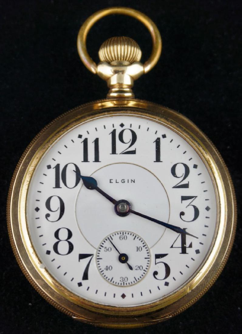 ANTIQUE ELGIN 19 JEWEL BW RAYMOND POCKET WATCH (1 of 8)