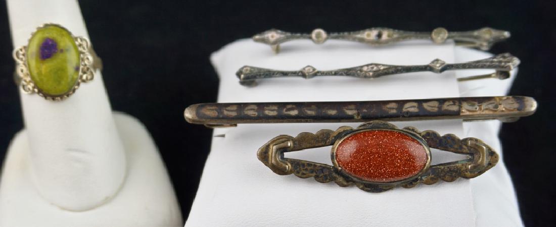 5pcs ASSORTED STERLING JEWELRY (1 of 3)