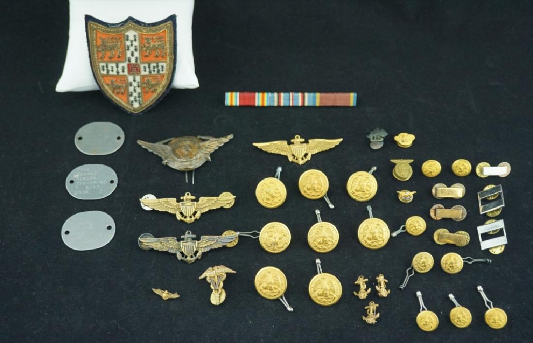 ASSORTED MILITARY BADGES PATCHES AND BUTTON (1 of 6)