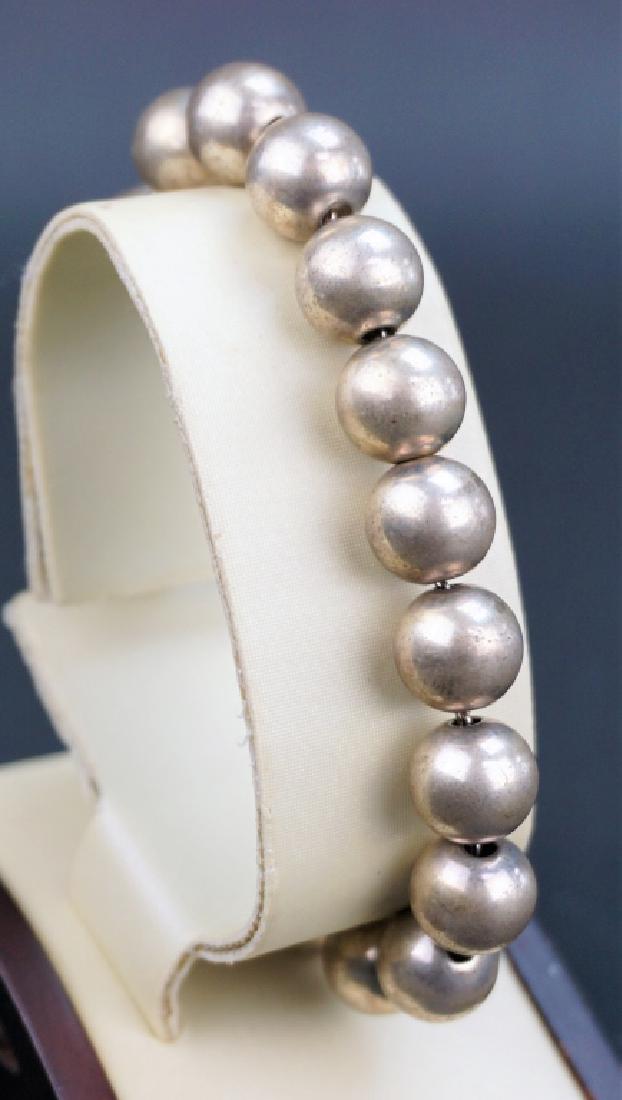 TIFFANY & CO STERLING BEADED BRACELET (1 of 4)
