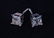 PAIR 14K GOLD AND DIAMOND STUD EARRINGS