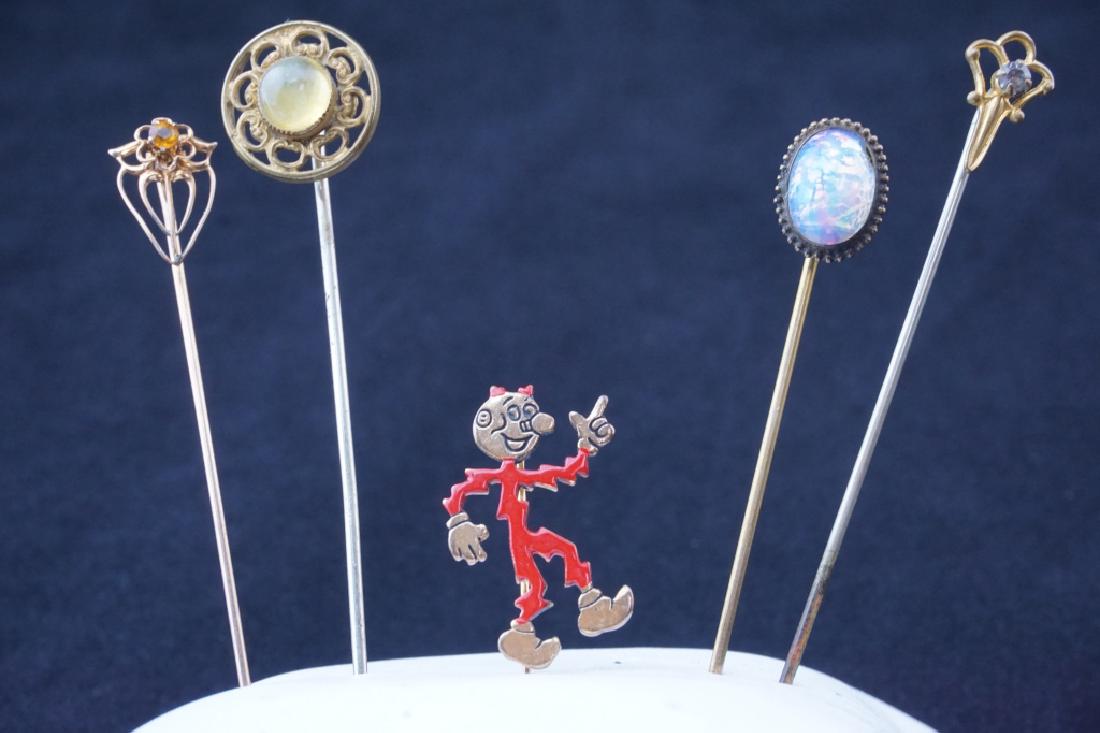 (5) ASSORTED STICK PINS (1 of 8)