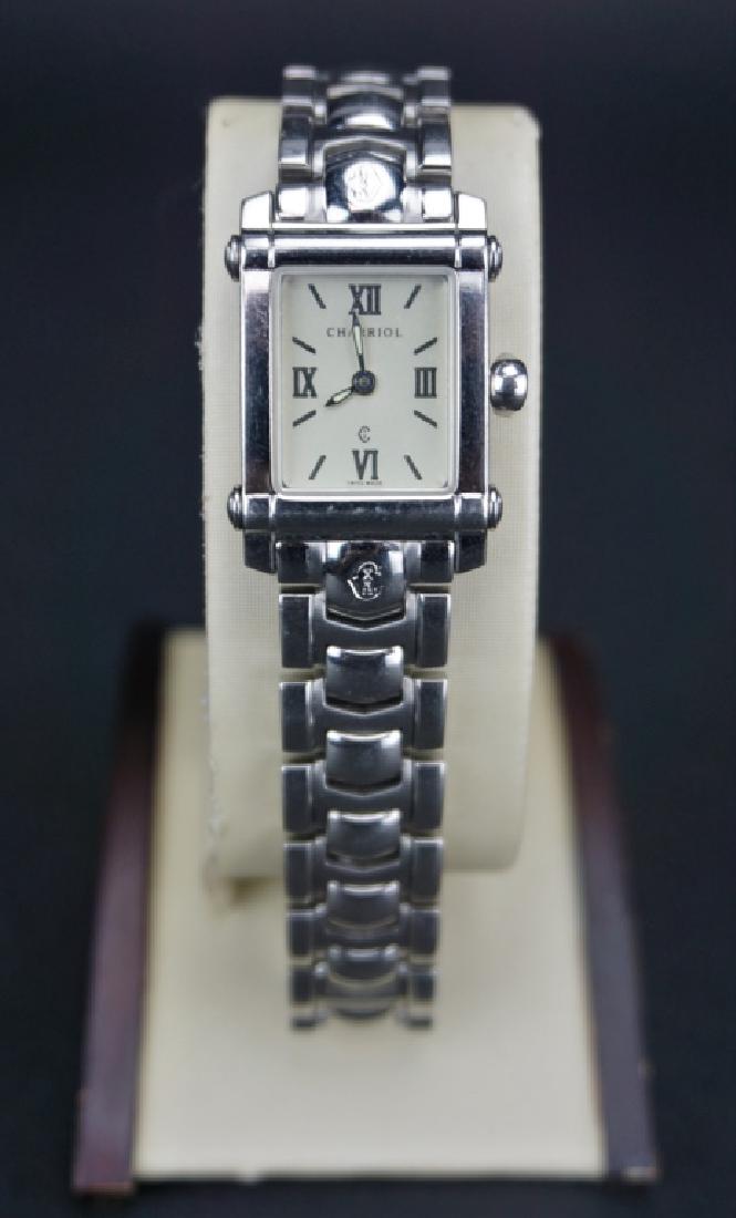 STAINLESS STEEL PHILIPPE CHARRIOL WRIST WATCH (1 of 5)