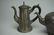 PAIR OF ANTIQUE PEWTER TEAPOTS - 3