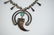 STERLING SILVER SQUASH BLOSSOM STYLE NECKLACE - 3