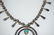STERLING SILVER SQUASH BLOSSOM STYLE NECKLACE - 4