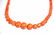 ANTIQUE CORAL BEAD & 14K GOLD NECKLACE - 2