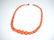 ANTIQUE CORAL BEAD & 14K GOLD NECKLACE - 4