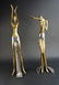 PAIR OF ART DECO FIGURAL SCULPTURES - 2