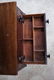 ANTIQUE SINGLE PEDESTAL MAHOGANY 3-DRAWER STAND - 3