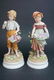 2pcs ANDREA BY SADEK A BOY & A GIRL WITH FLOWERS