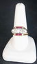 14K GOLD DIAMOND & RUBY MEN'S RING - 5