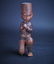 CARVED WOOD AFRICAN SOLDIER FIGURE