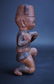CARVED WOOD AFRICAN SOLDIER FIGURE - 3