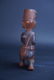 CARVED WOOD AFRICAN SOLDIER FIGURE - 4