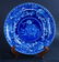ANTIQUE FLOW BLUE CABINET PLATE