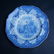 ANTIQUE BLUE TRANSFERWARE GIRAFFE STONEWARE PLATE - 2
