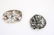 (2) STERLING SILVER FLORAL BROOCHES - 2