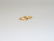 PAIR OF 14K YELLOW GOLD & DIAMOND HOOP EARRINGS - 2