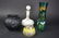 5 ASSORTED ANTIQUE ART GLASS VASES - 2