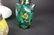 5 ASSORTED ANTIQUE ART GLASS VASES - 4