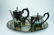 5pc LUNT SILVER PLATE DRINK SERVICE - 3