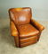 1970'S BROWN LEATHER RECLINER