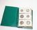 44 ASSORTED FOREIGN COINS IN COIN STOCK BOOK