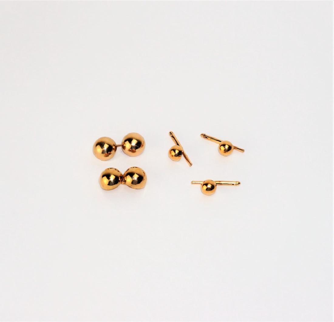 (5) ASSORTED 14K YELLOW GOLD CUFFLINKS (1 of 4)