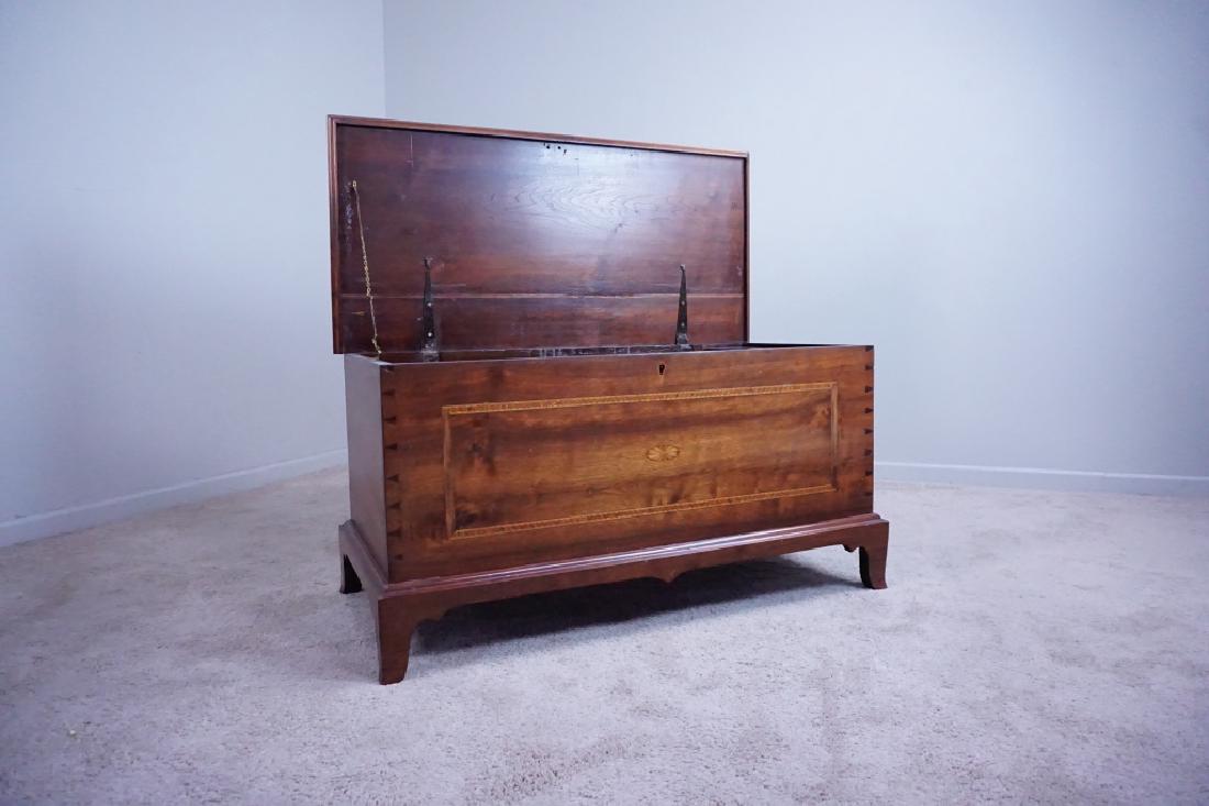 ANTIQUE INLAY BLANKET BOX (1 of 7)