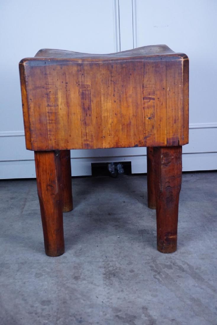 ANTIQUE MAPLE BUTCHER'S BLOCK (1 of 7)