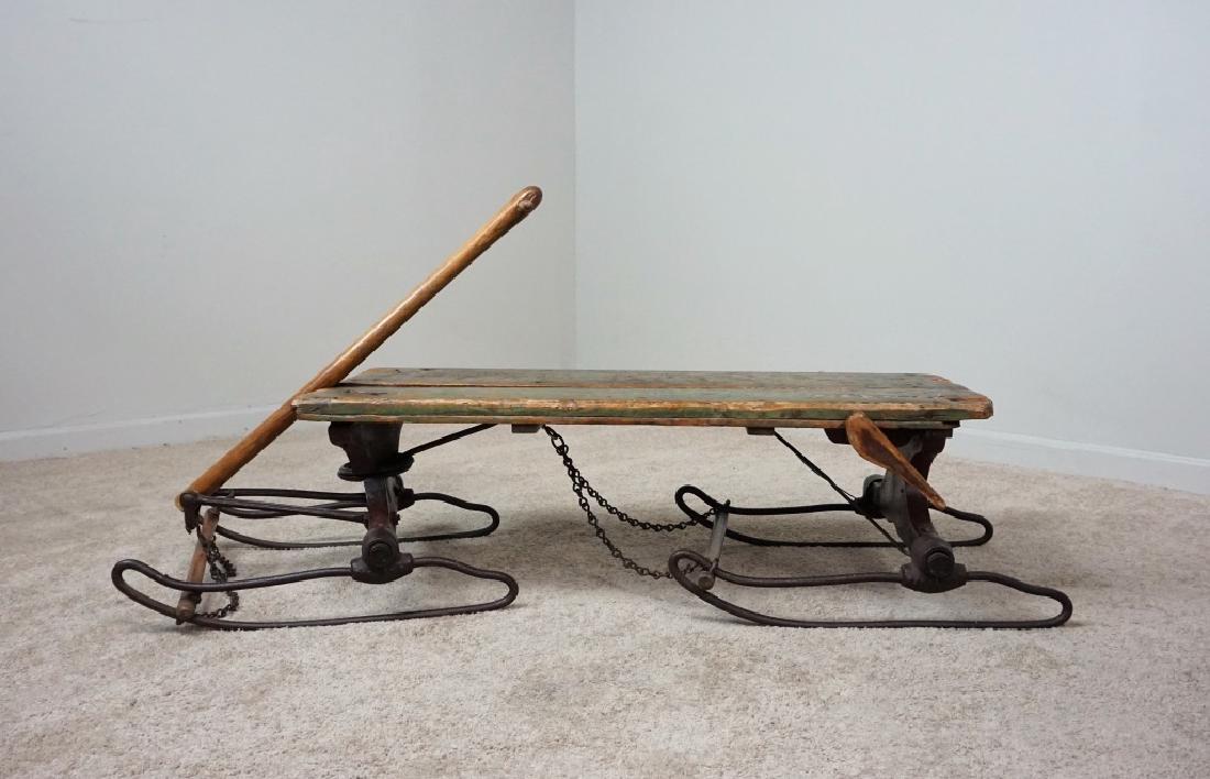 EARLY PRIMITIVE ANTIQUE SLED (1 of 7)