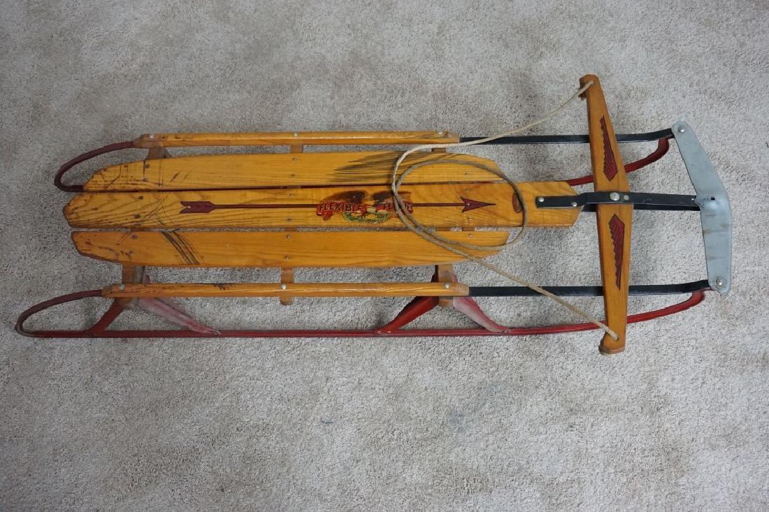 SL ALLEN FLEXIBLE FLYER SLED No 55H AIRLINE CHIEF (1 of 7)