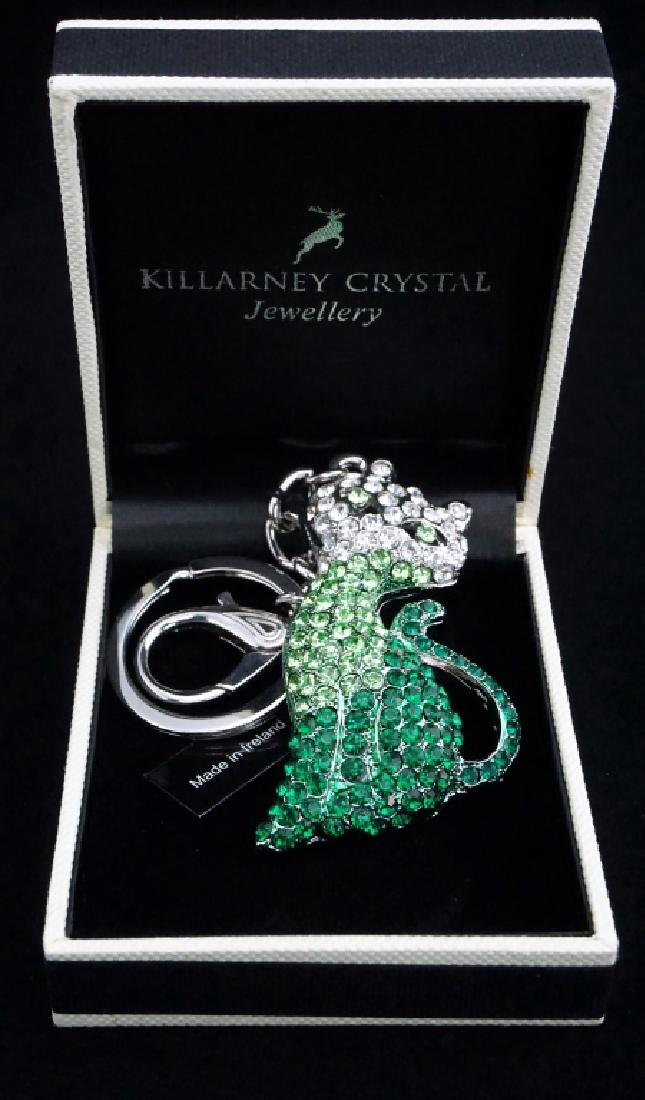 KILLARNEY CRYSTAL CAT KEYCHAIN/HANDBAG CHARM (1 of 3)