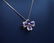 14K YELLOW GOLD AMETHYST & SEED PEARL PENDANT