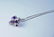 14K YELLOW GOLD AMETHYST & SEED PEARL PENDANT - 3