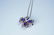 14K YELLOW GOLD AMETHYST & SEED PEARL PENDANT - 4