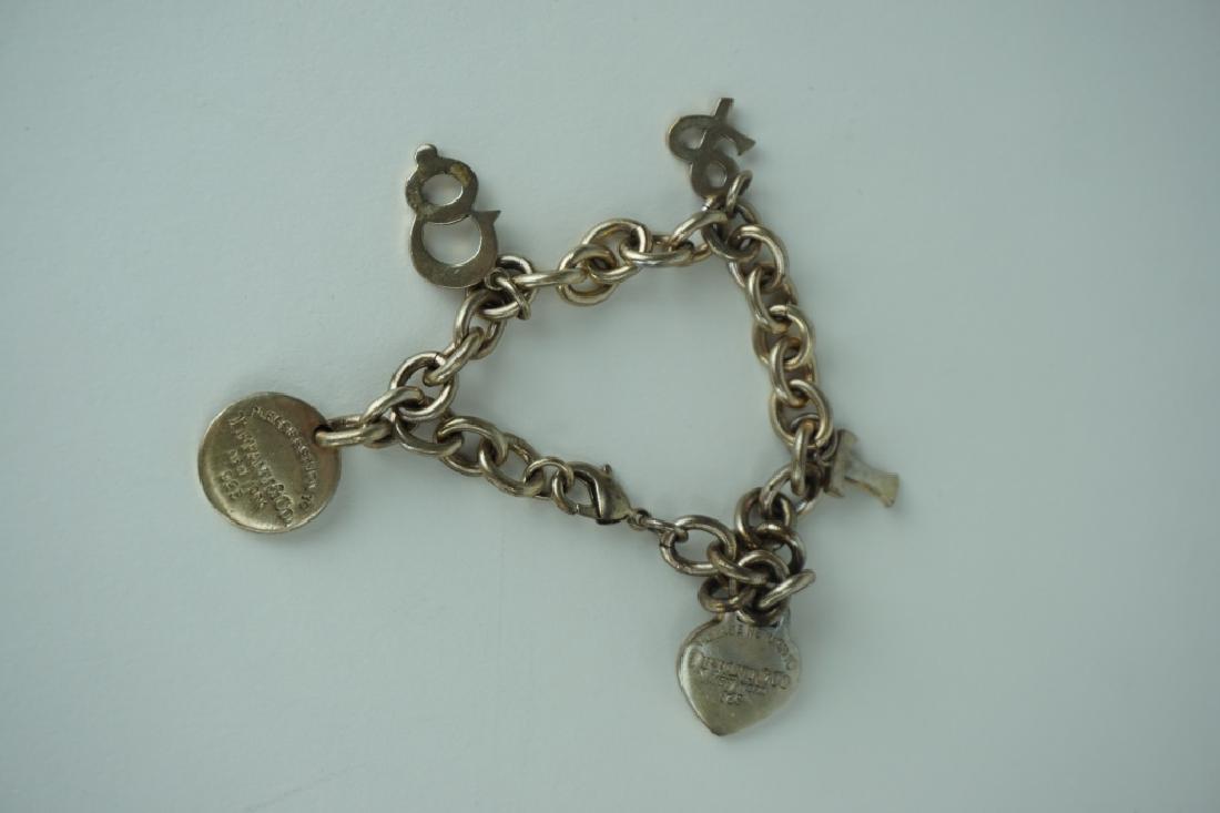 TIFFANY & CO STERLING SILVER CHARM BRACELET (1 of 3)