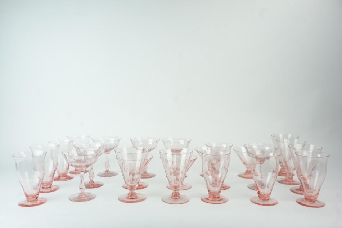 23pcs ASSORTED ANTIQUE HC FRY GLASS CO STEMWARE (1 of 6)